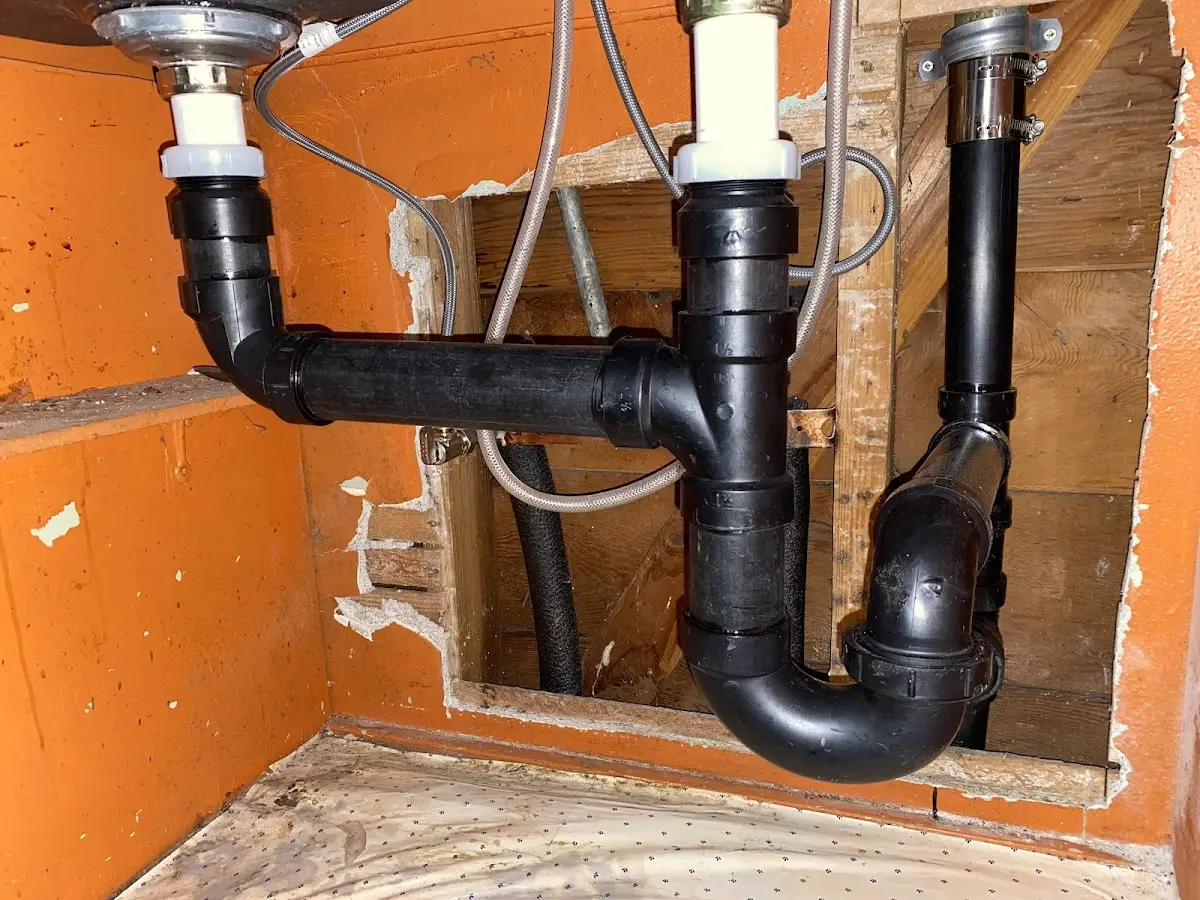 Professional Repiping Services equipment and tools on the job in Eastmont